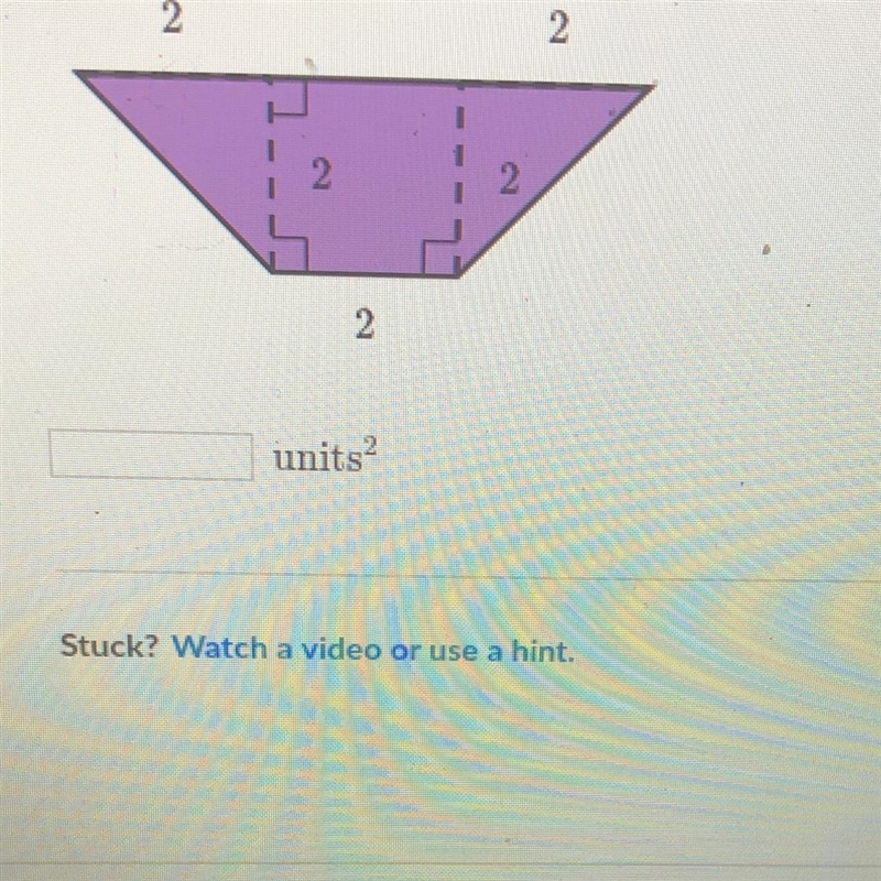 Find the area of the shape below-example-1