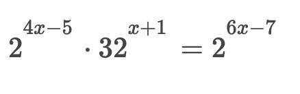 Solve the exponential equation for x-example-1