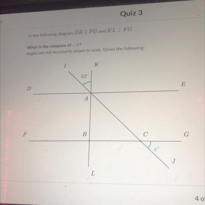 Can someone please help? what’s the measurement of x?-example-1