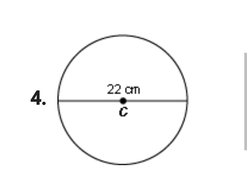 Geometry Question Find the Area of the Circle-example-1