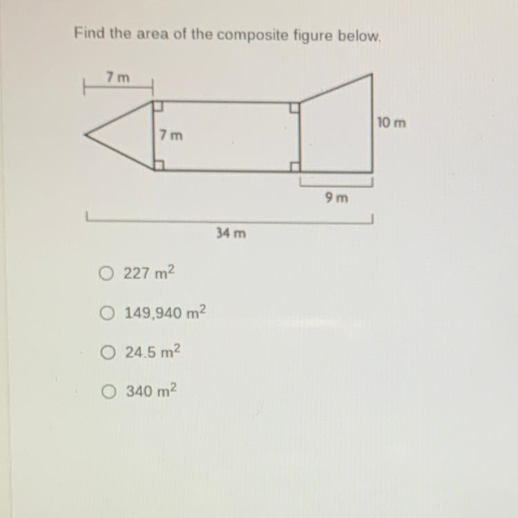 7 m 10 m 7 m 9 m 34 m how do I find the area?-example-1