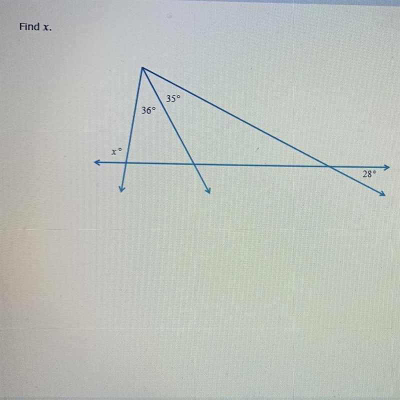 Find what x equals please-example-1