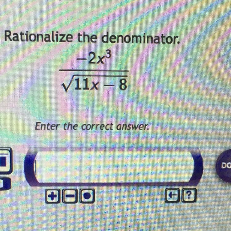 Rationalize the denominator please-example-1