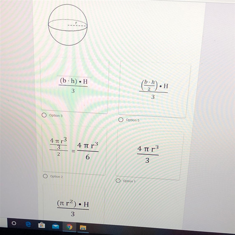 What is the formula to find the volume of the solid ?-example-1