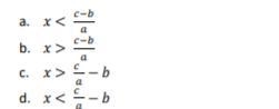 Let a, b, and c be constants, and let x be a variable. Which of the following is equivalent-example-1