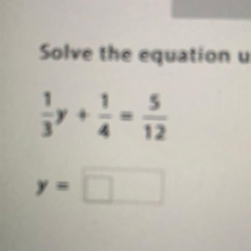 Solve the equation using the Properties of Equality.-example-1