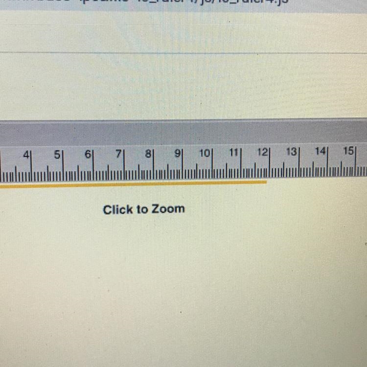 Record the length of this line shown in centimeters.-example-1