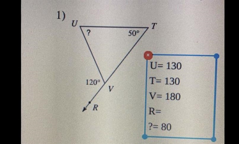 Find the measure of each angle indicated-example-1