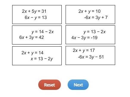 Which systems of equations have infinite solutions?-example-1