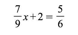 Rewrite the equation below so that it does not have fractions. Do not use decimals-example-1