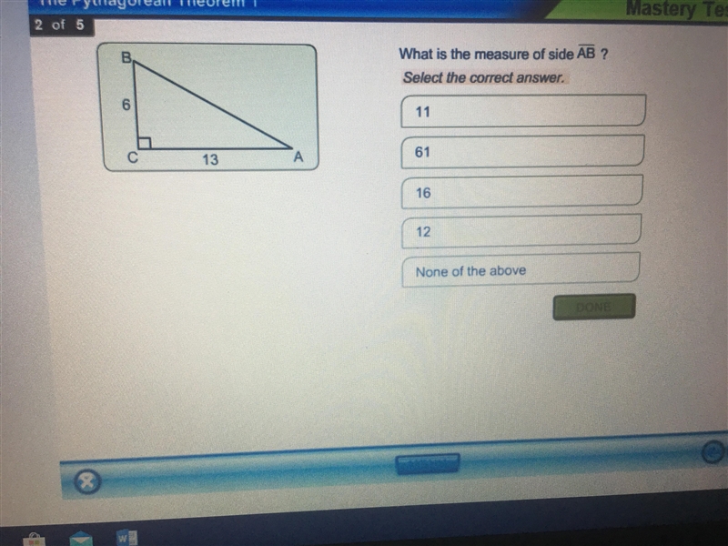 What is the measure of side AB-example-1