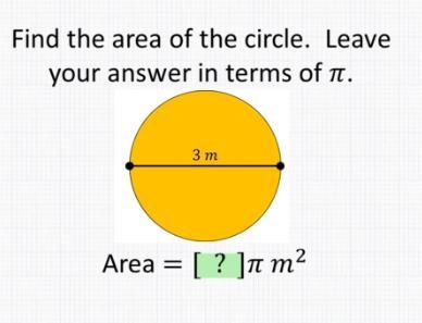 Find the area of the circle-example-1