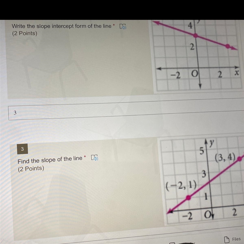 Find the slope of the line-example-1