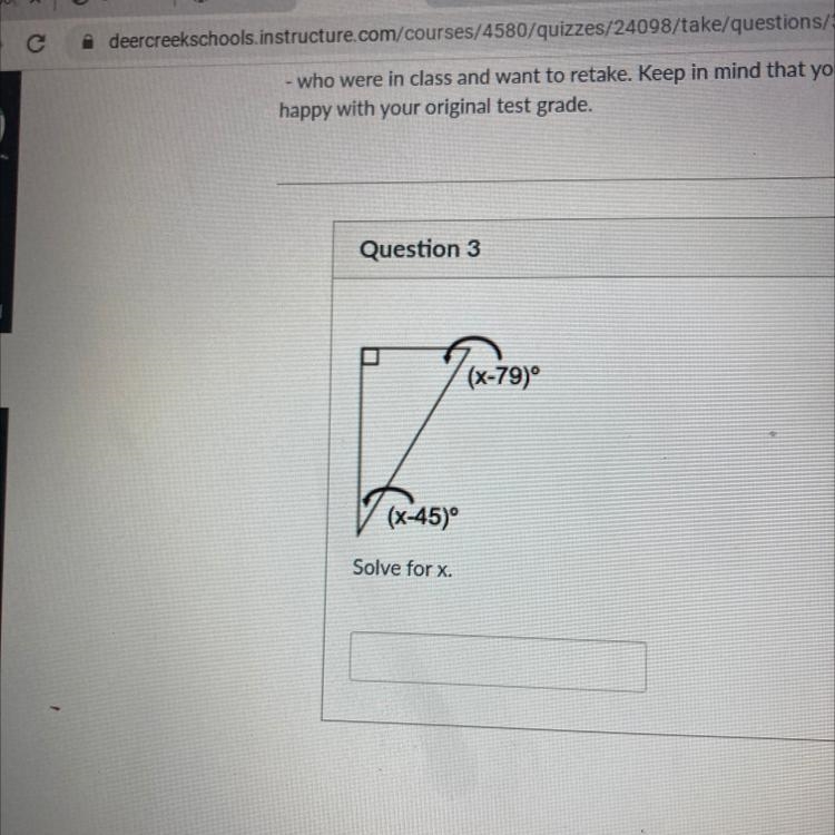 (x-790° (x-45) Solve for x.-example-1