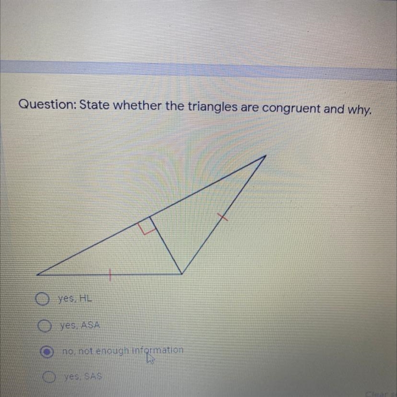 PLEASEEEEE HELP ME yes, hl yes, asa no not enough info yes, sas-example-1