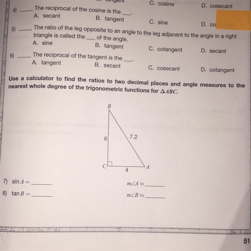 Really need help with 7) and 8) PLEASE HELP!!! (30 points)-example-1