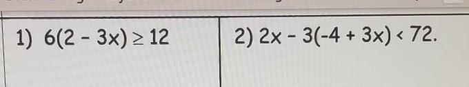 6(2-3x) > 12 .......​-example-1