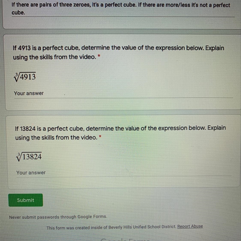 If 4913 is a perfect cube, determine the value-example-1