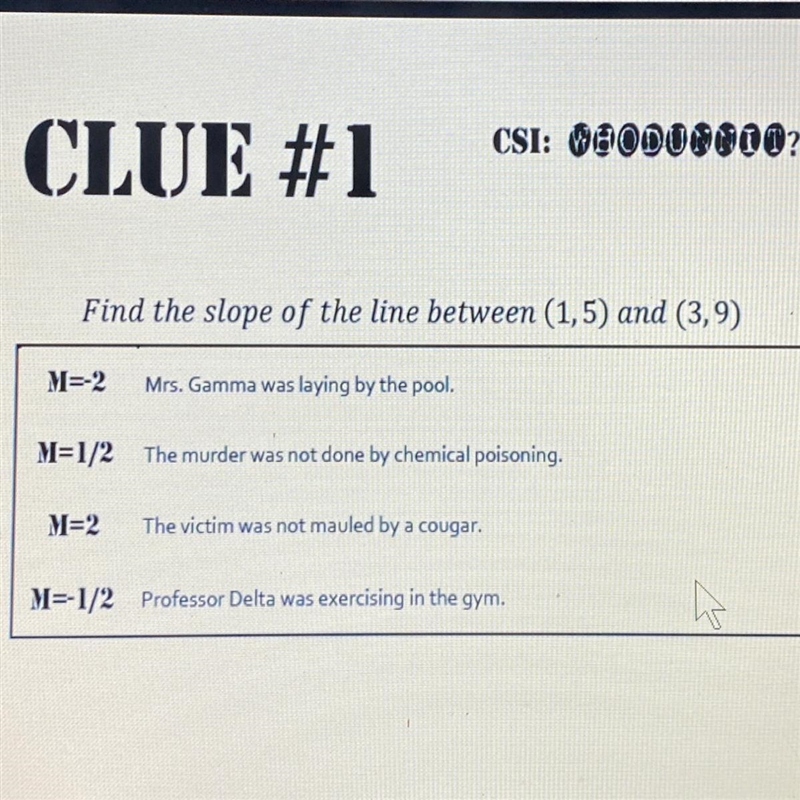 Find the slope? Work on how you got answer please-example-1