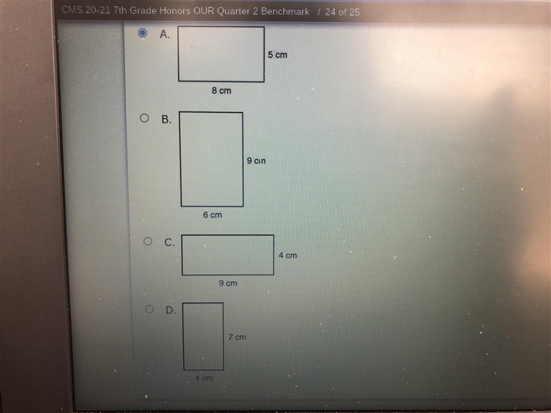 Which rectangles similar to the one below?-example-2