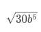 Remove all perfect squares from inside the square root √30b∧5-example-1