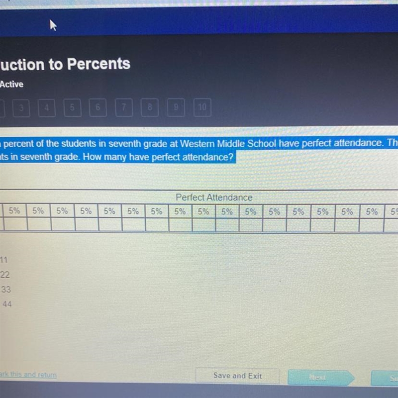 Fifteen percent of the students in seventh grade at Western Middle School have perfect-example-1