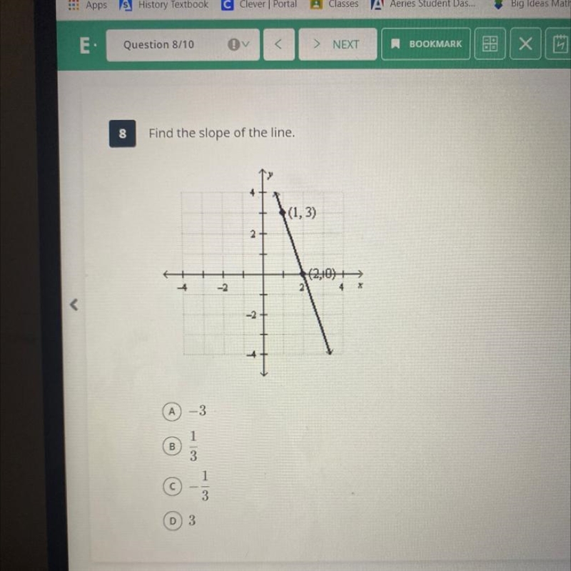 Find the slope of the line.-example-1