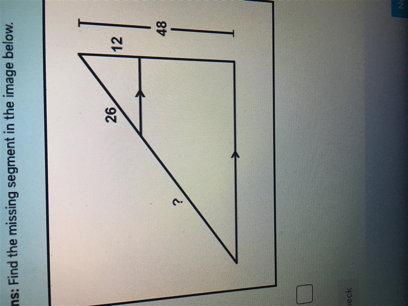 Help find missing segment??-example-1