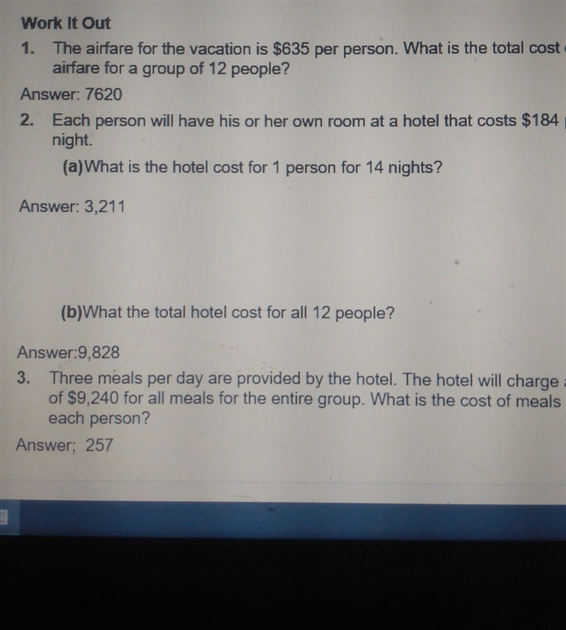 Math | Big Ideas Mini-Project Calculating the Cost of Travel How much does a group-example-1