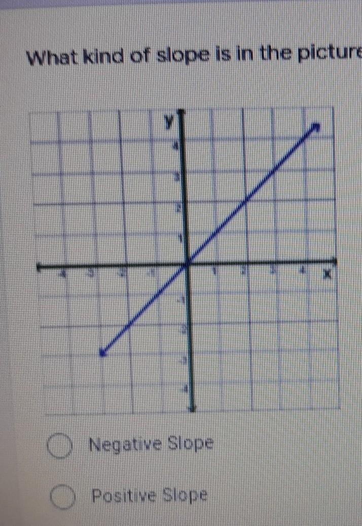 What kind of slope is in the picture?​-example-1