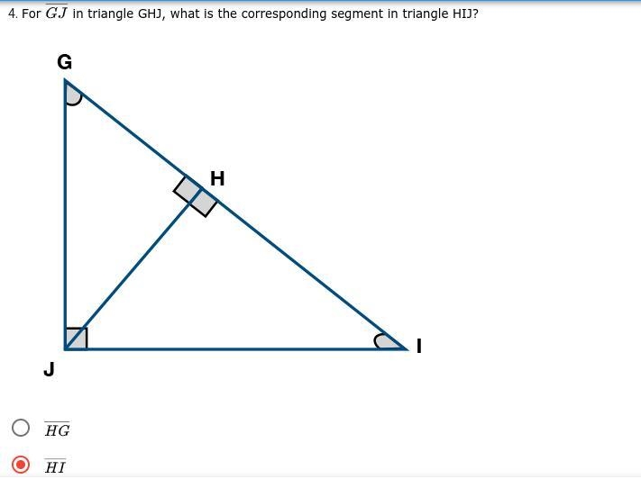 Is my answer correct? The other Answers were HG, IJ, and HJ !!-example-1