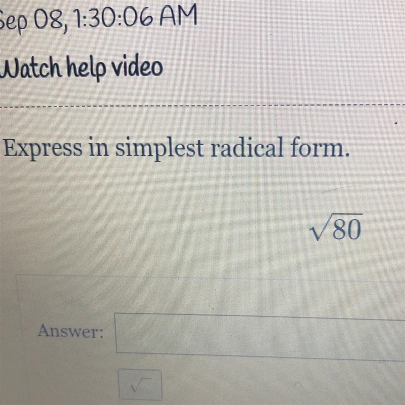 Simplest radical form-example-1