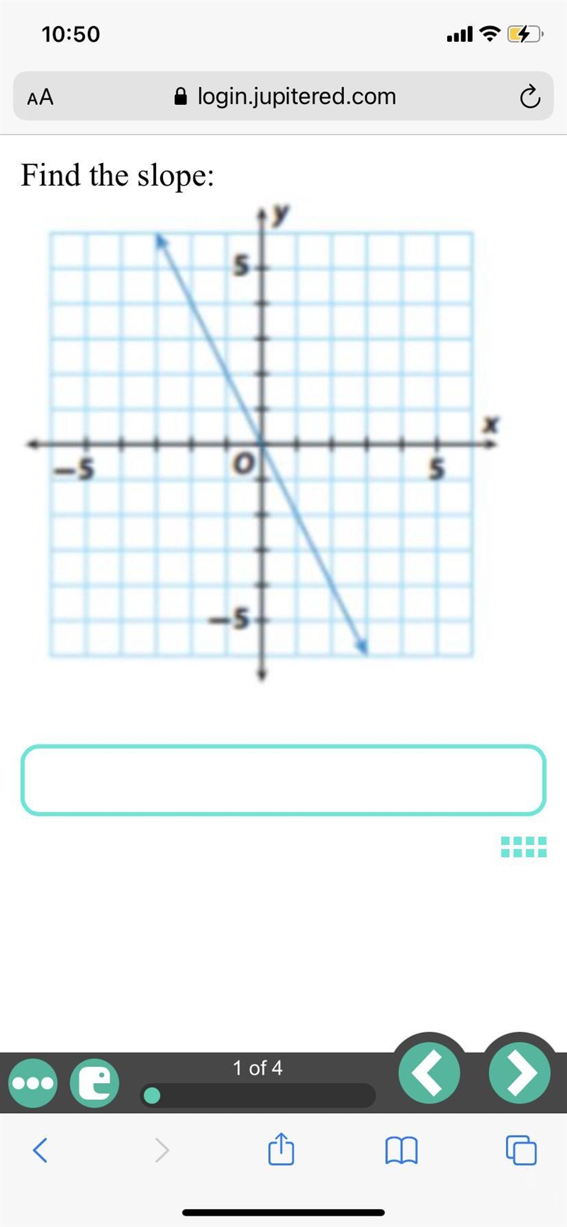 Find the Slope in this problem pleeeeese-example-1