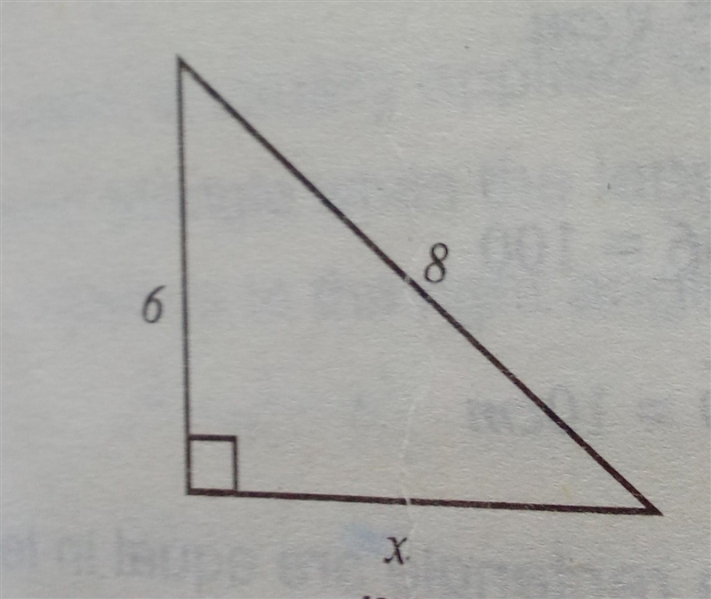 In right angled triangle (not drawn to scale) measurment (in cm) of two sides are-example-1