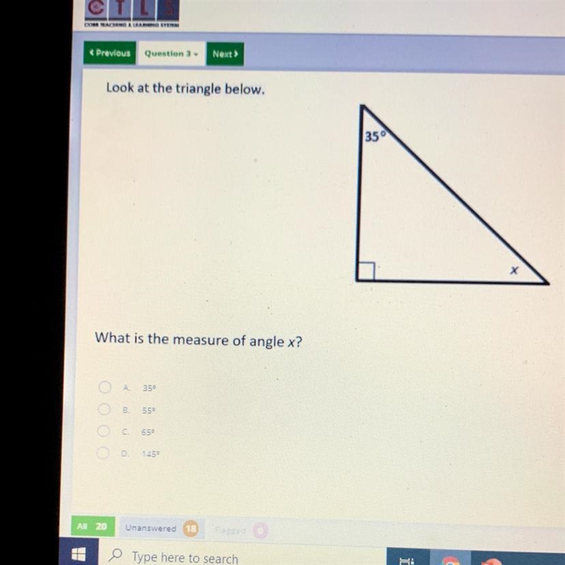 What is the measure of angle x?-example-1