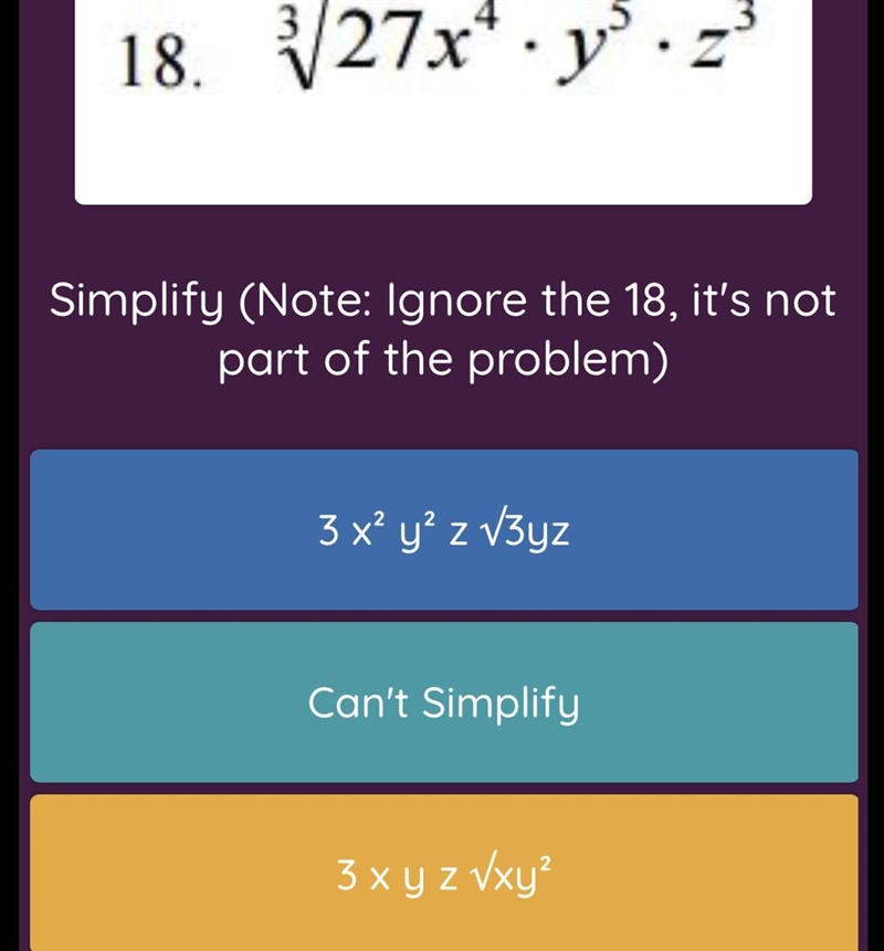 3xyz is also a choice but once again i can’t simplify-example-1