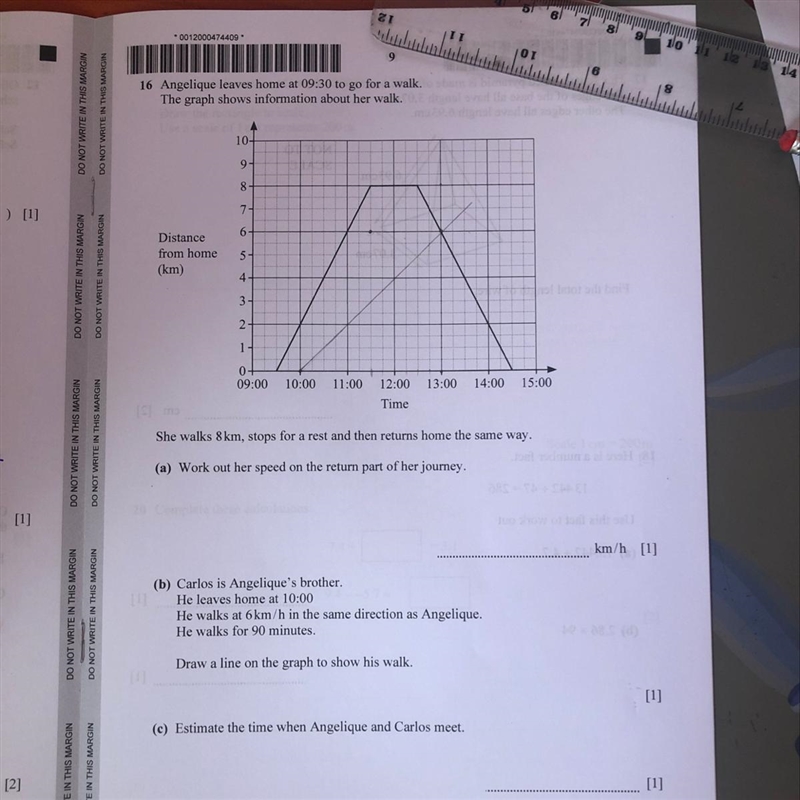 Plz help me it’s emergency For (b)is my graph correct? Plz help me-example-1