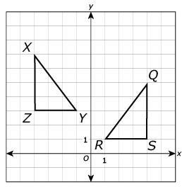 Which transformation or series of transformations would prove that XYZ is congruent-example-1