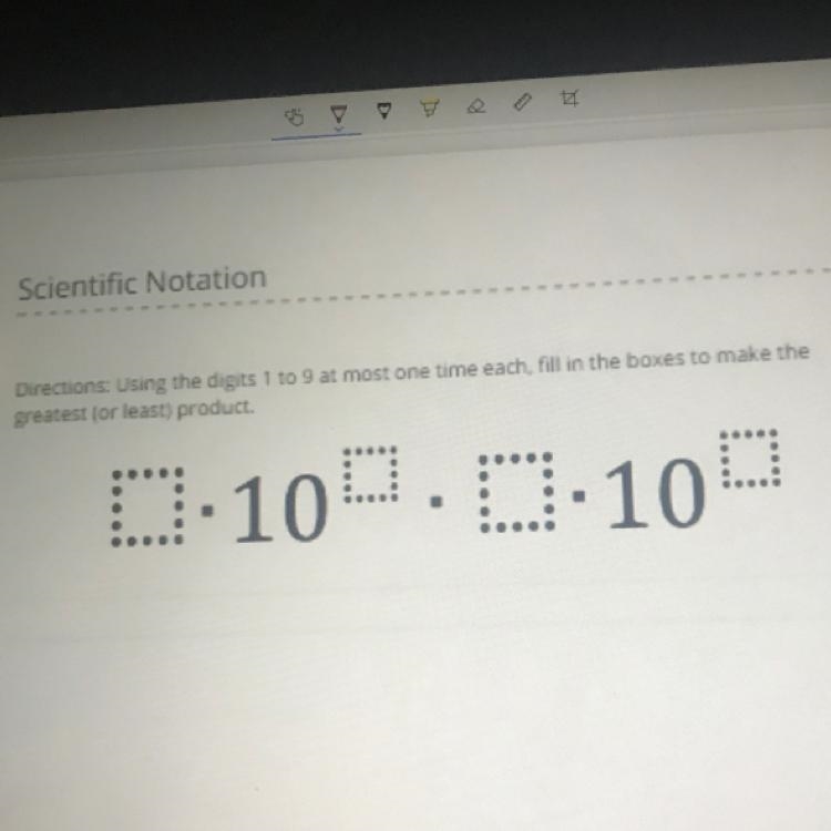 I NEED HELP. using the digits 1 to 9 at most one each time, fill in the boxes to make-example-1