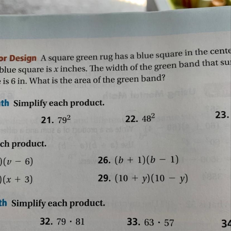 Multiplying special case polynomials: 48 squared-example-1