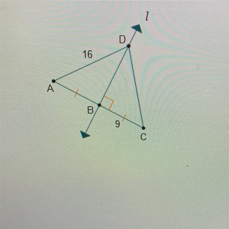 Consider the diagram. What is the length of segment AB? 7 9 18 25-example-1