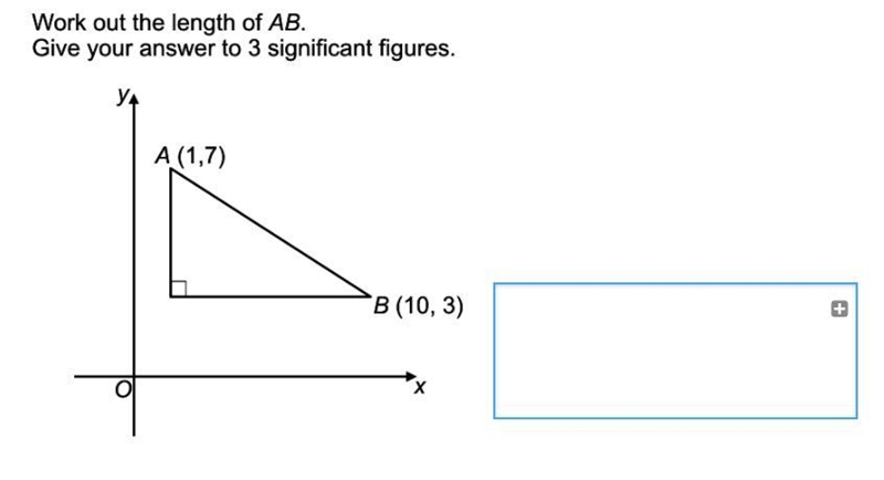 Work out the length of ab, give your answer to 3 significant figures-example-1