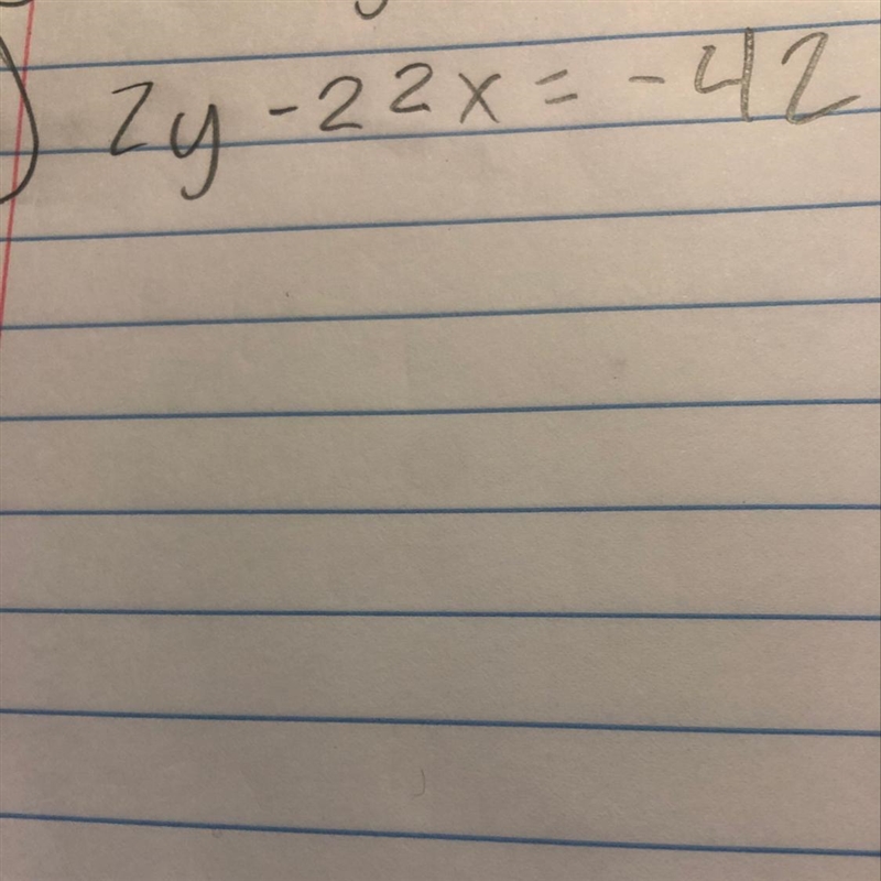 Transform the following equation into slope-intercept. Need help on my homework ASAP-example-1