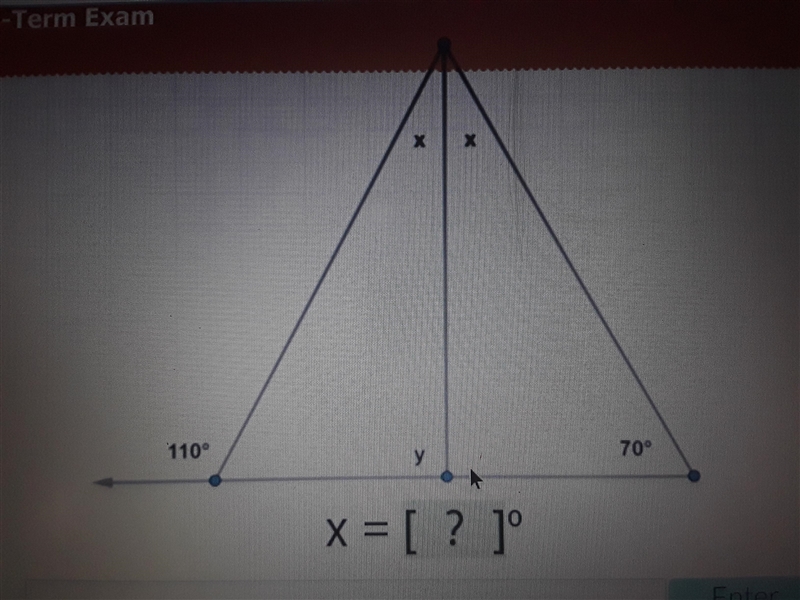 Help me please what does x equal-example-1