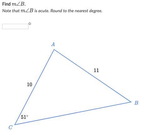 Solve triangles using the law of sines.-example-1