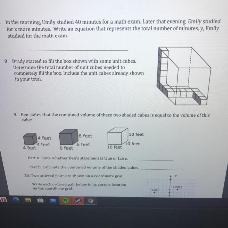 Answer part A and B for number 9. Thanks!-example-1