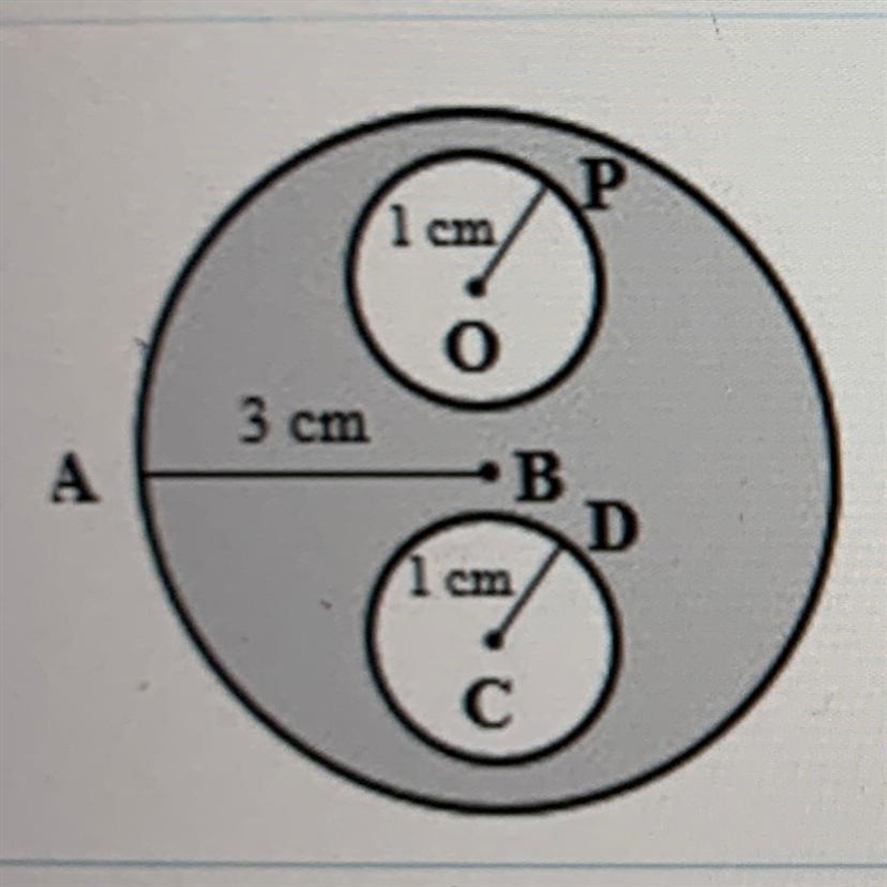 find the area of the shaded region. give your answer as a completely simplified exact-example-1