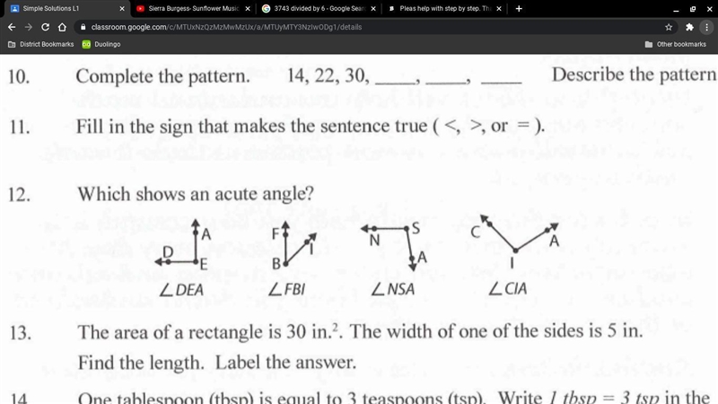 Which shows acute angle-example-1