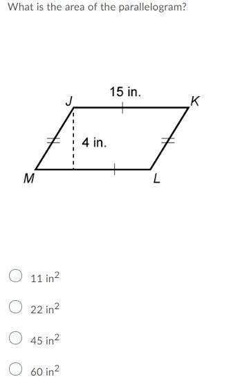 What is the area of the parallelogram?-example-1