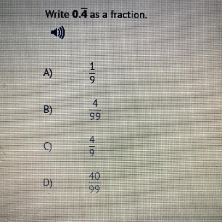 Write 0.4 as a fraction.-example-1